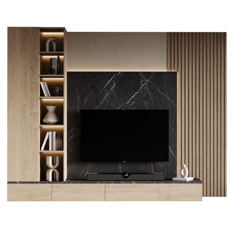 tv wall 010 - Image 1