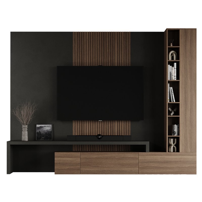 Tv Wall 018 - Image 1