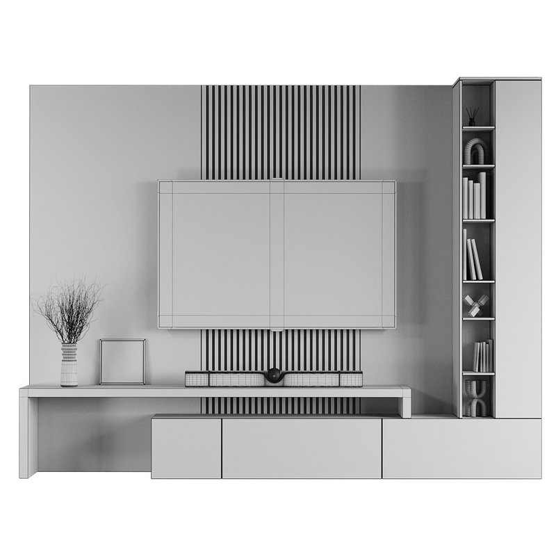 Tv Wall 018 - Image 3