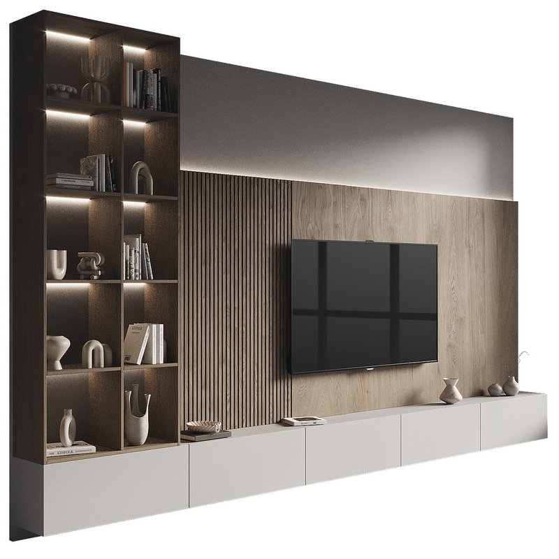 Tv Wall Set 045 - Image 1