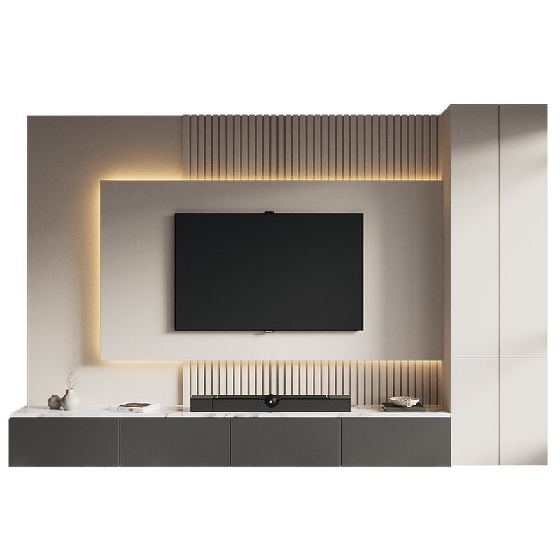 tv wall 107 - Image 1