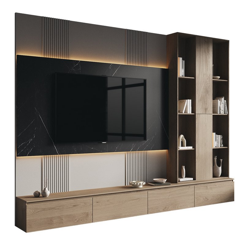 Tv Wall Set 034 - Image 3