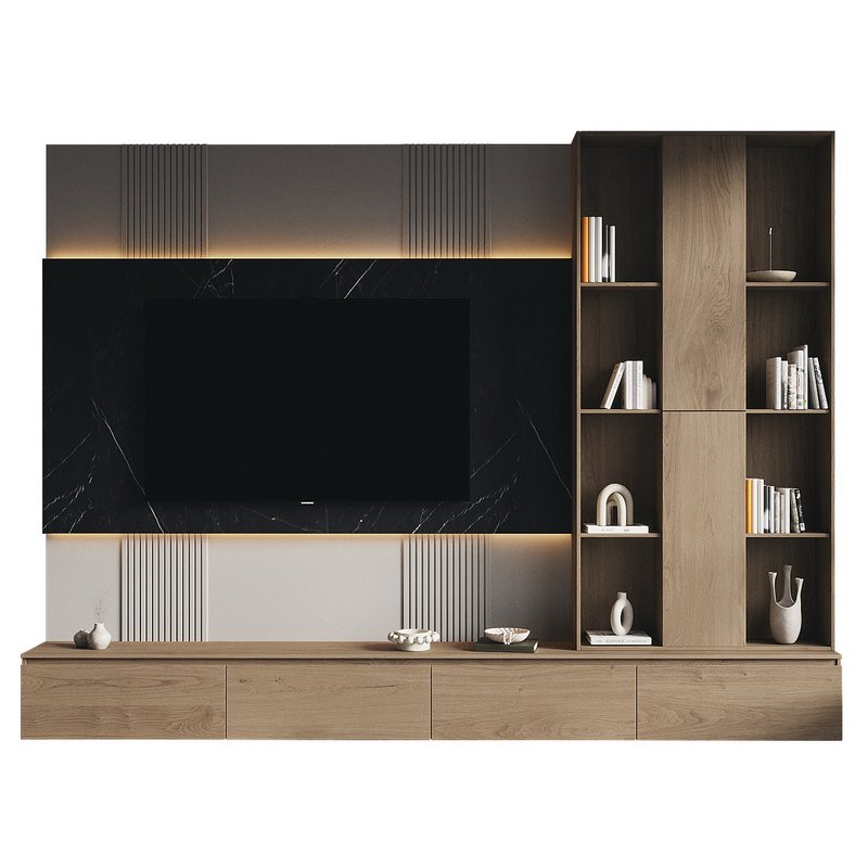 Tv Wall Set 034 - Image 1