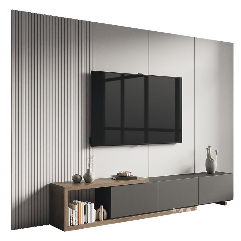 Tv Wall Set 047 - Image 1