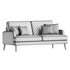 Sofa Hevit Velvet Blue - Thumbnail 2