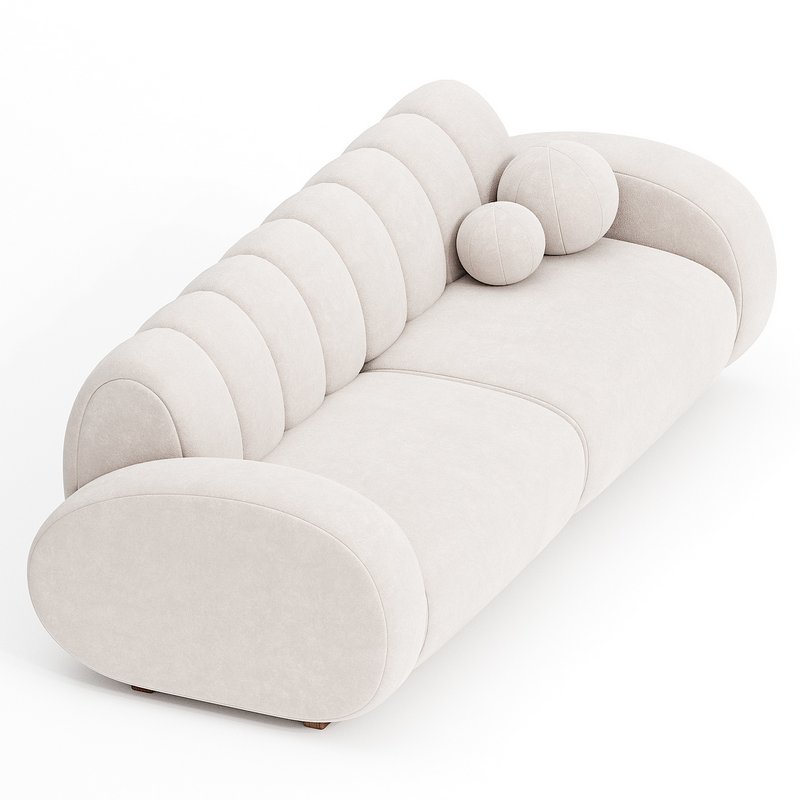 Modern Velvet Cassia Modular Sofa by Caffe Latte - Image 2