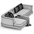 SOFA MODERNO S LEFT - Thumbnail 3