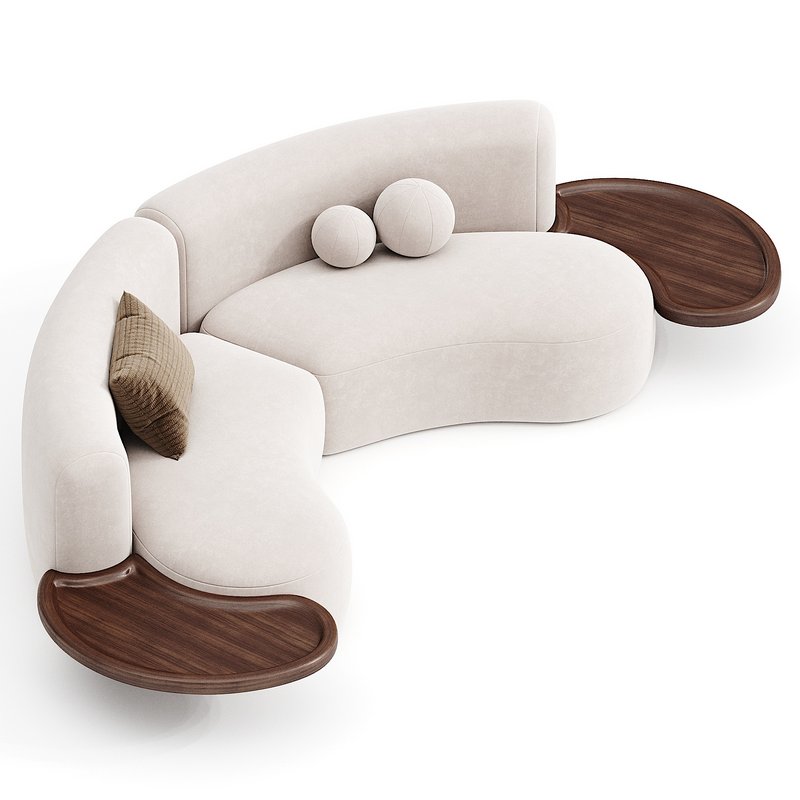 Sofa and coffee tables Oze by Christophe Delcourt - Image 2