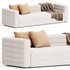 STRATO 103 EXTRA LARGE WHITE BOUCLE SOFA - Thumbnail 1