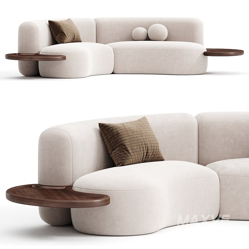 Sofa and coffee tables Oze by Christophe Delcourt - Image 1
