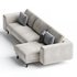 Upholstered sofa with chaise longue - Thumbnail 2