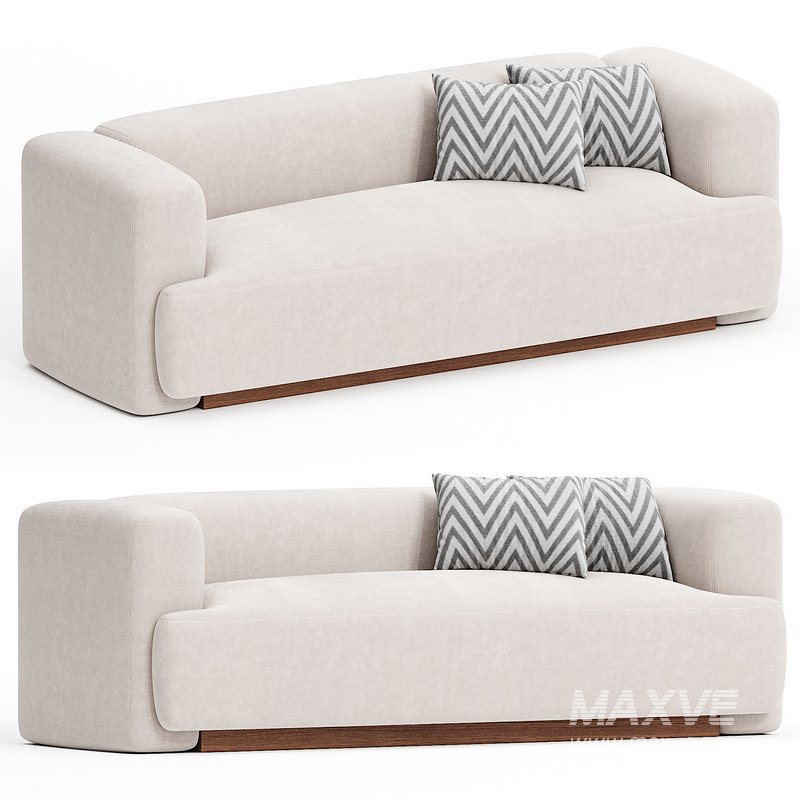 TERRAIN IVORY BOUCLE SOFA - Image 1