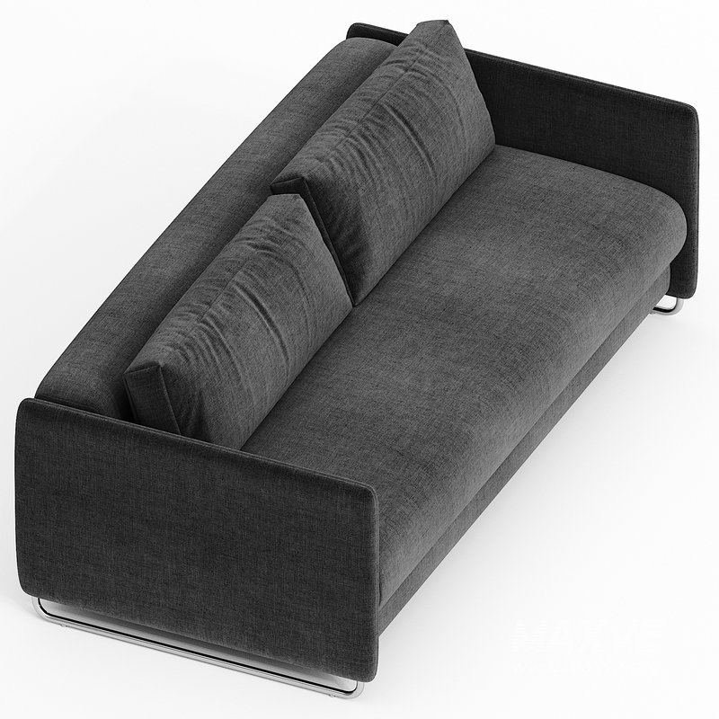 TANDOM DARK GRAY SLEEPER SOFA - Image 2
