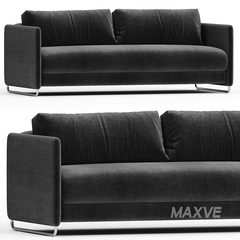 TANDOM DARK GRAY SLEEPER SOFA - Image 1
