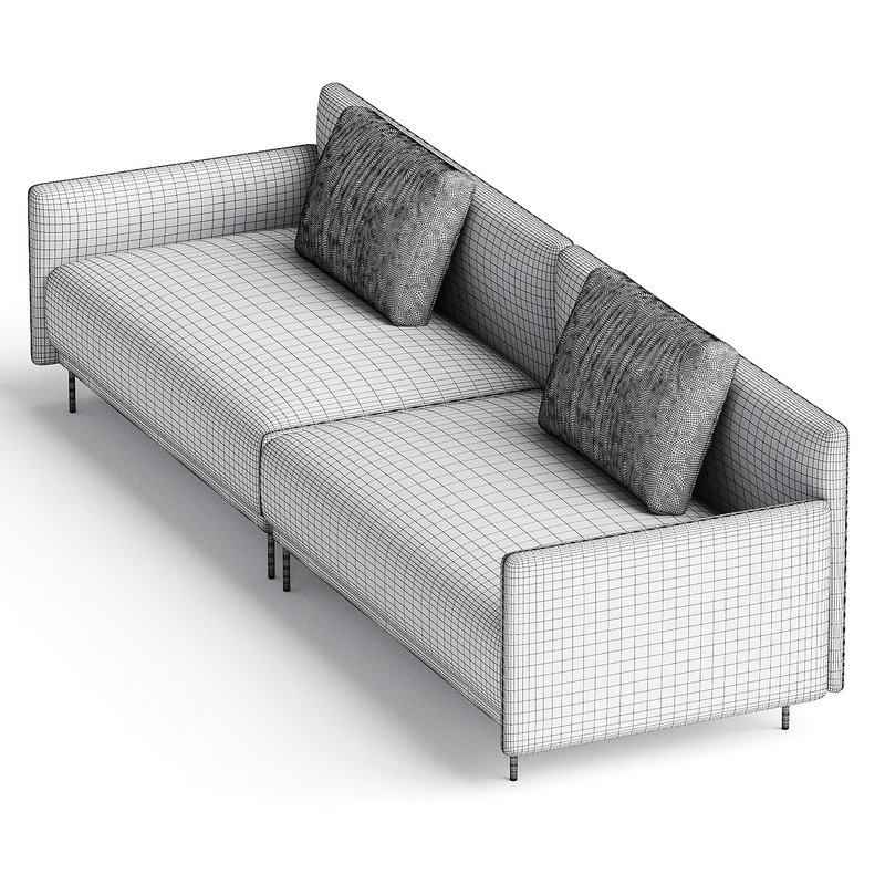 QUADRA Sofa with integrated magazine rack By HC28 Cosmo 2 - Image 3