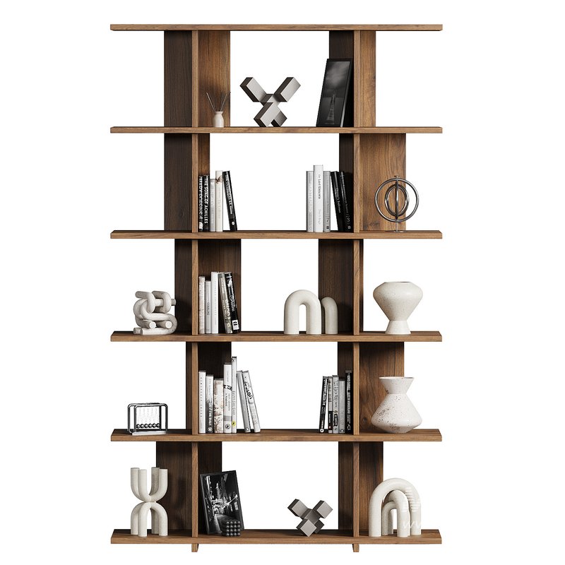 STRATA Walnut bookcase - Image 1