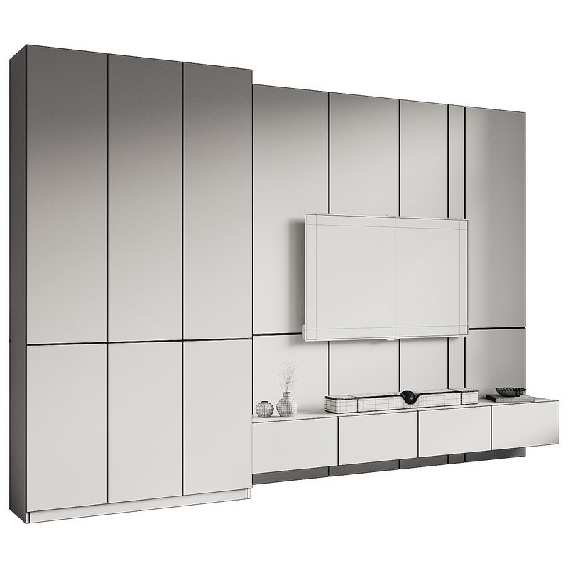 Tv Wall Set 051 - Image 4