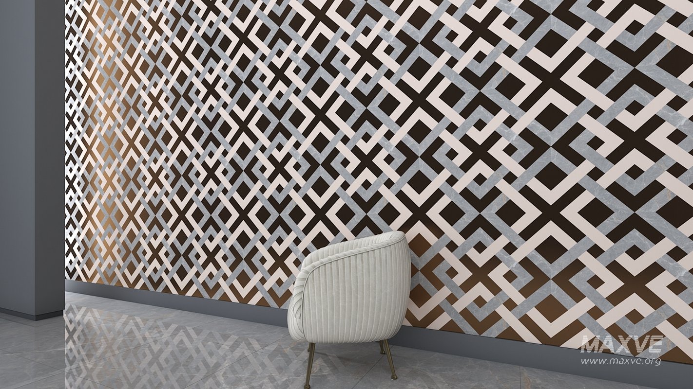 3d wall panel Low-poly 3D model - Image 3