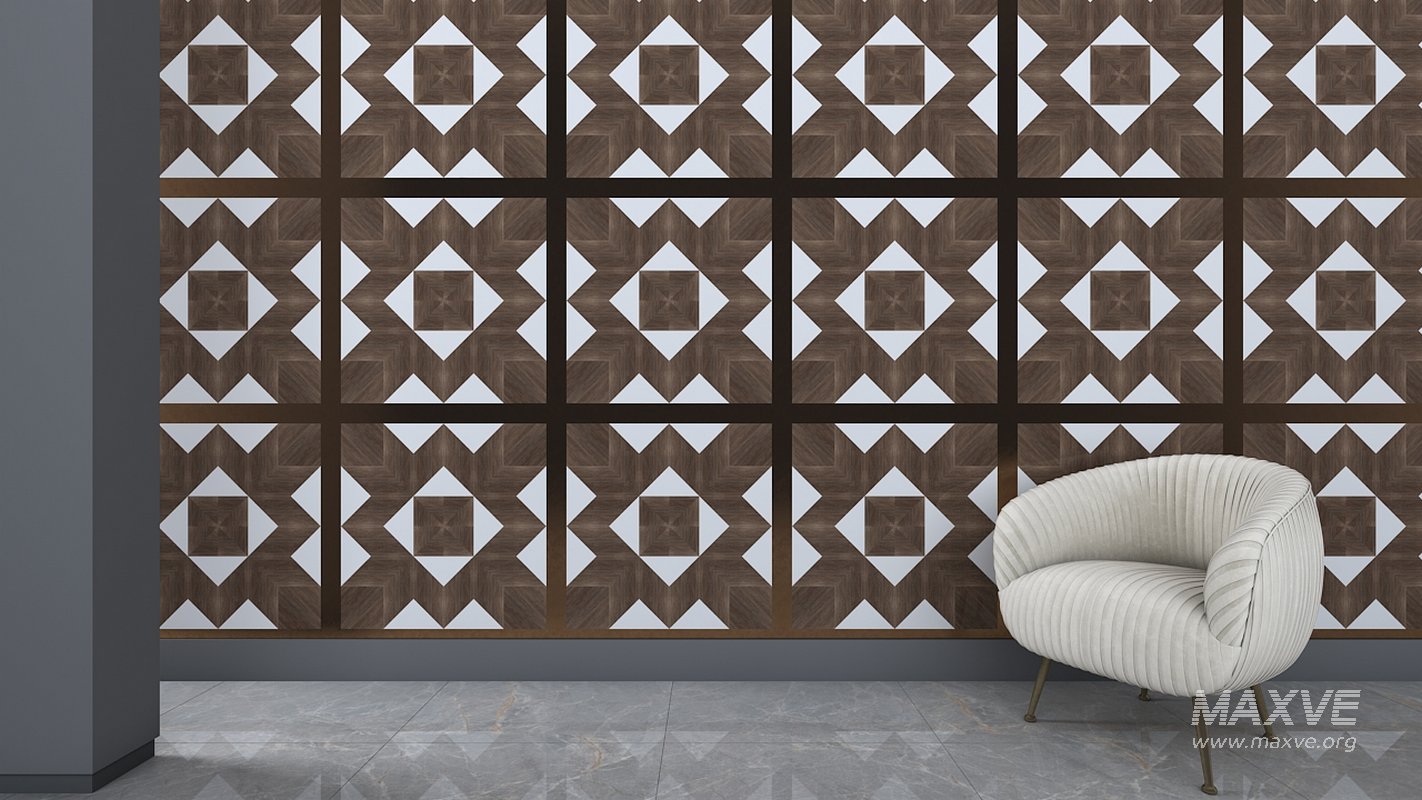 3d wall panel Low-poly 3D model - Image 2