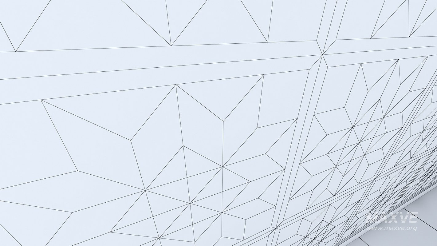 3d wall panel Low-poly 3D model - Image 6