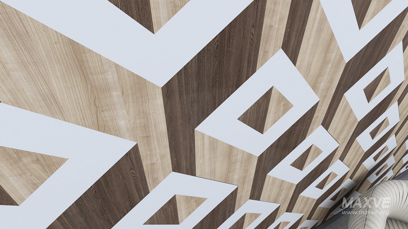 3d wall panel Low-poly 3D model - Image 5