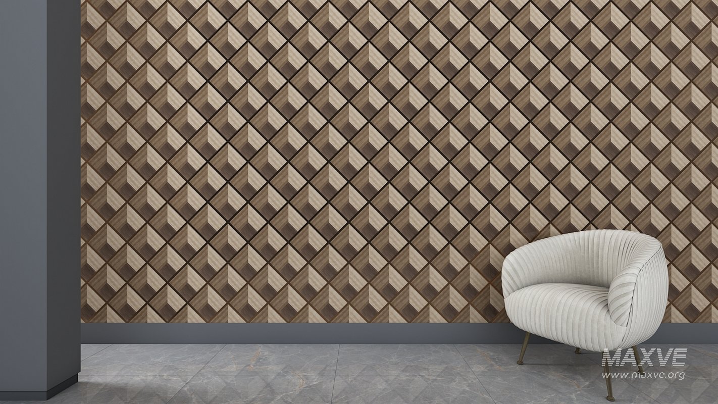 3d wall panel Low-poly 3D model - Image 2