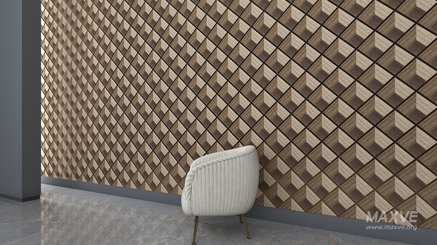 3d wall panel Low-poly 3D model - Image 6