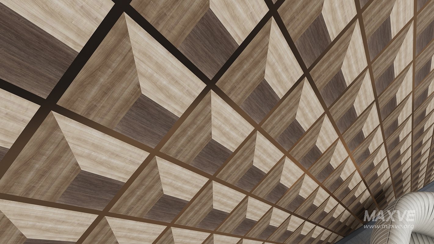 3d wall panel Low-poly 3D model - Image 1