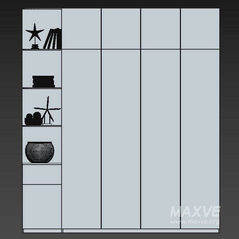 Wardrobe Furniture 030 - Image 4