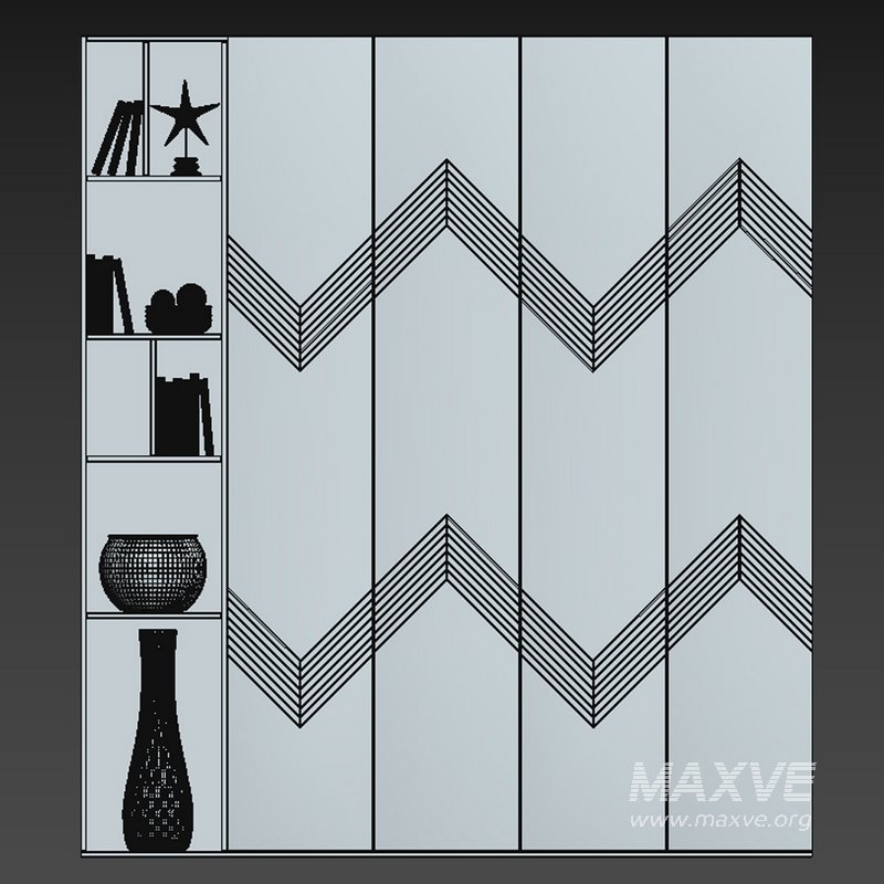 Wardrobe Furniture 031 - Image 4