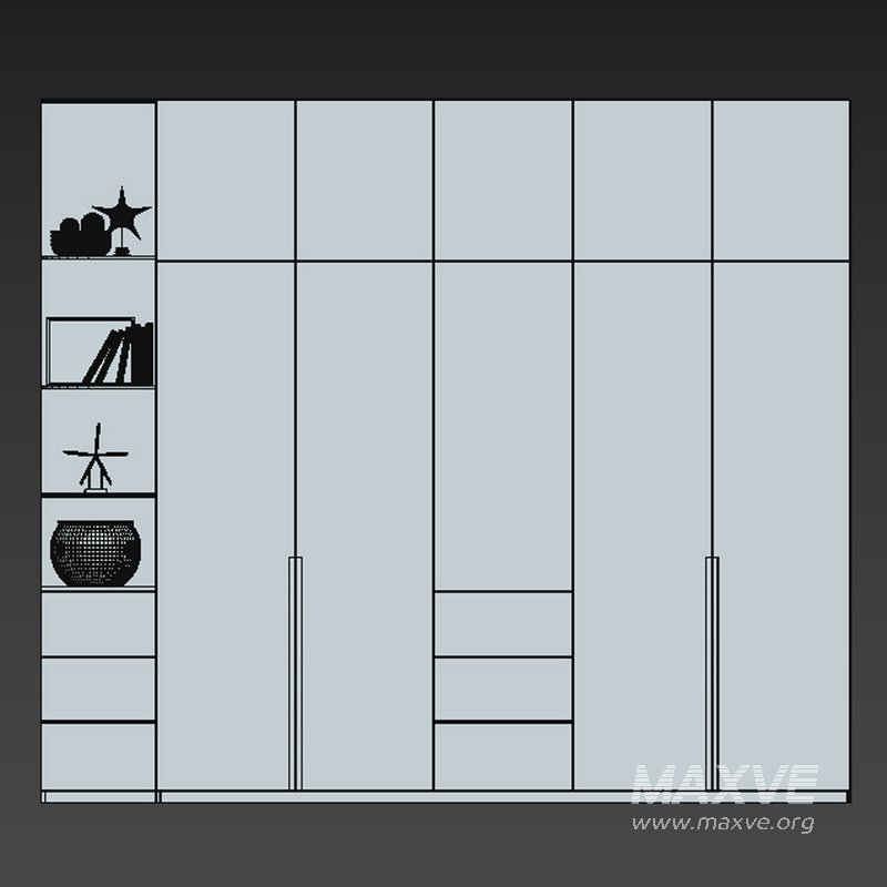 Wardrobe Furniture 035 - Image 4