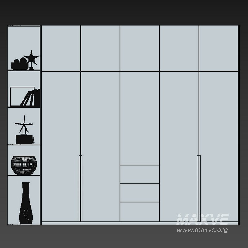 Wardrobe Furniture 036 - Image 4