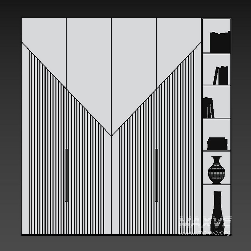 Wardrobe Furniture 041 - Image 5