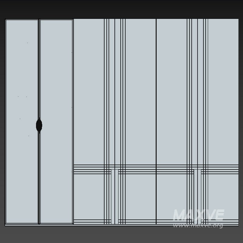 Wardrobe Furniture 043 - Image 4