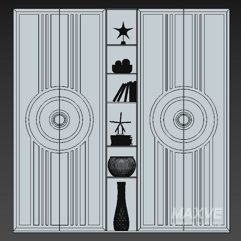 Wardrobe Furniture 048 - Image 4