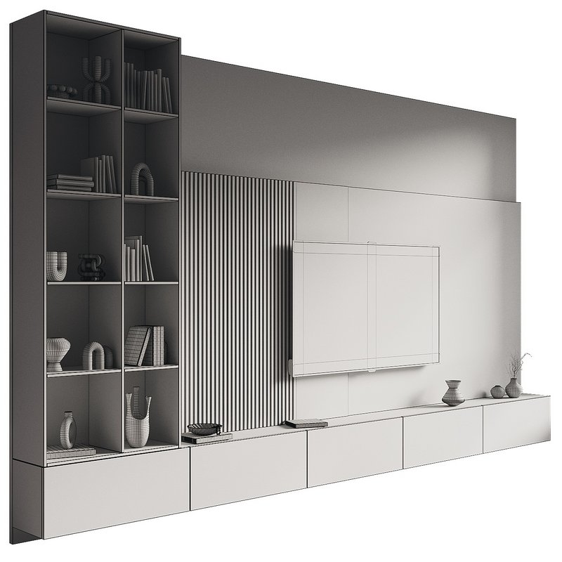 Tv Wall Set 045 - Image 2