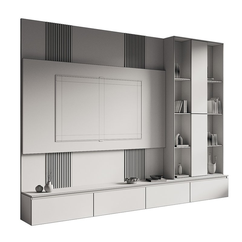 Tv Wall Set 034 - Image 2