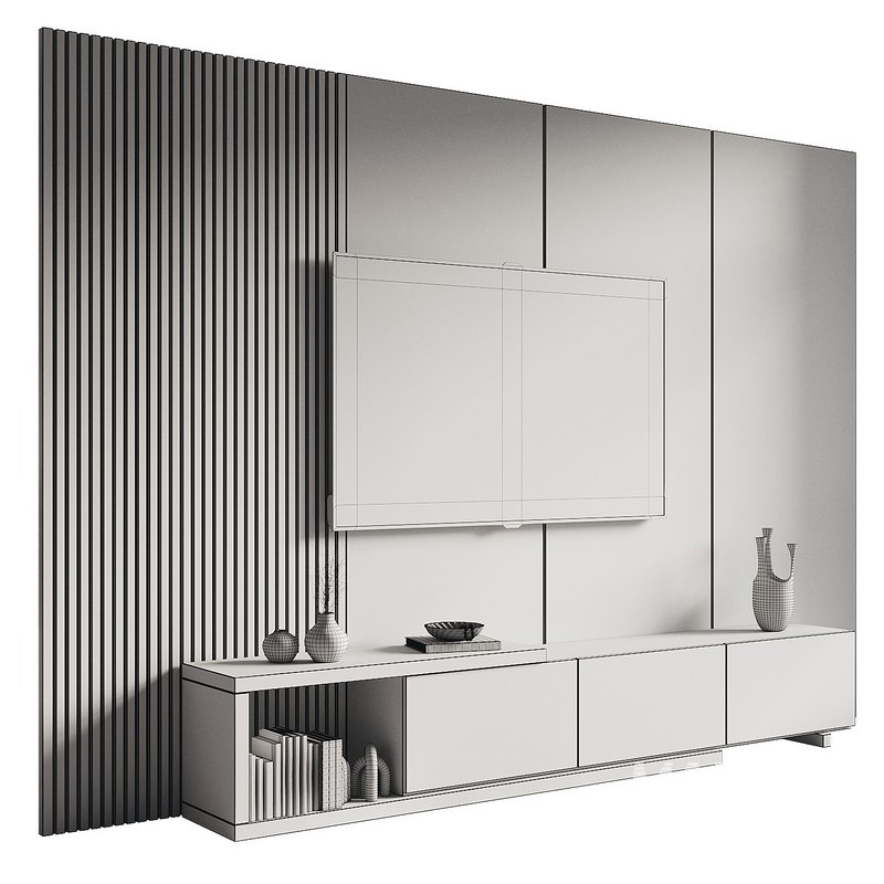 Tv Wall Set 047 - Image 2