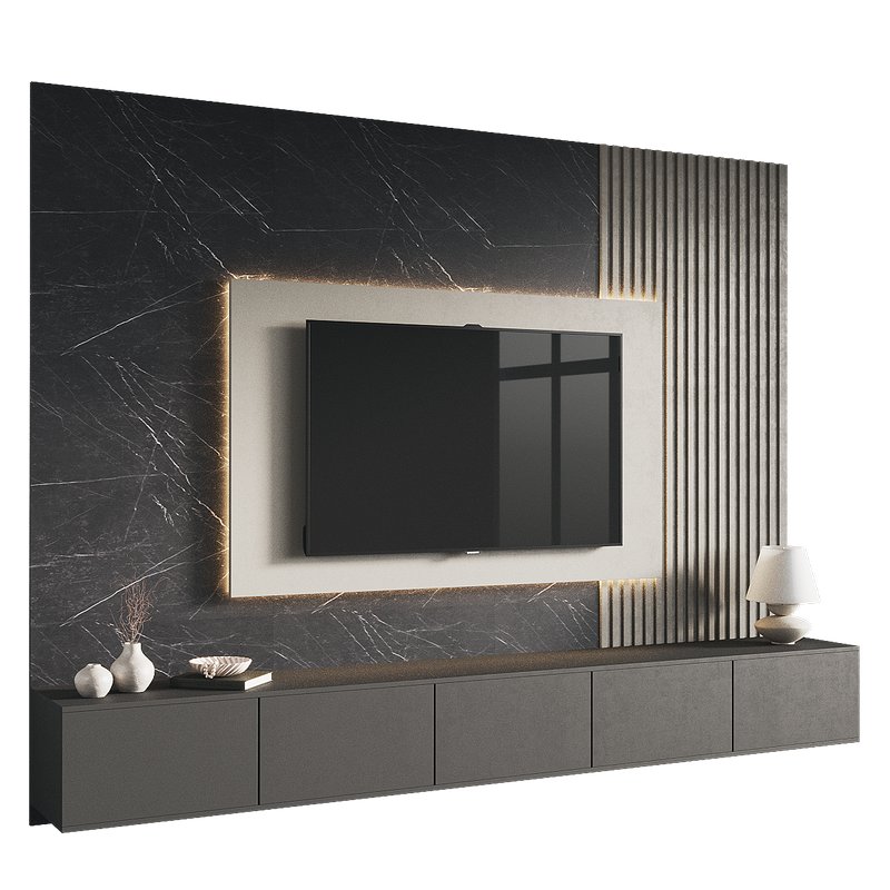 TV wall 022 - Image 3