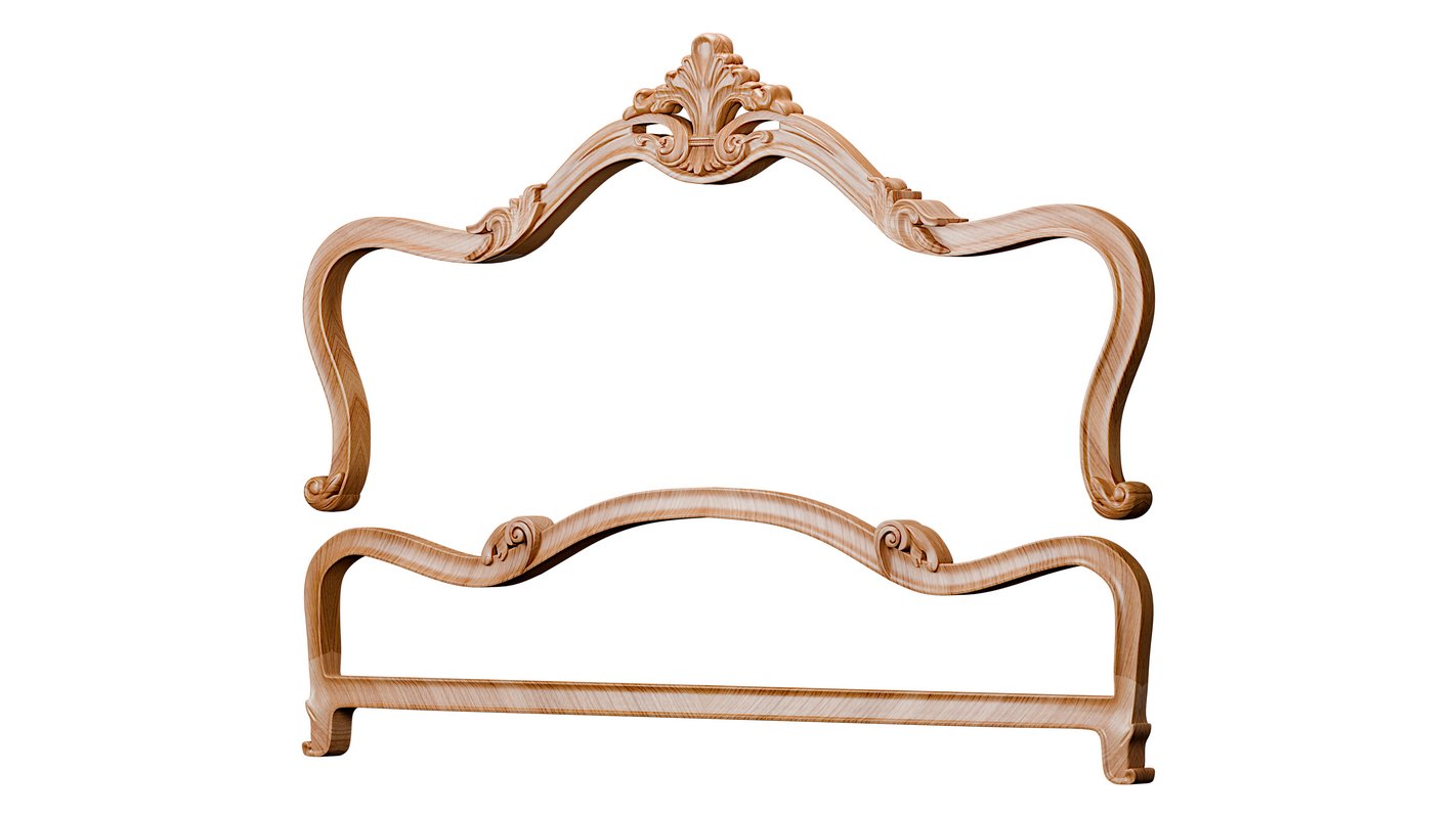 Neoclassic bed decoration - Image 2