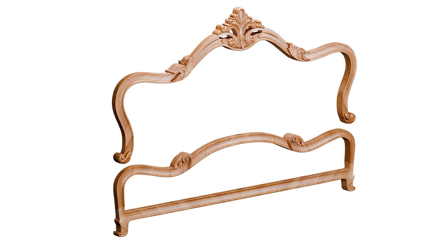 Neoclassic bed decoration - Image 3