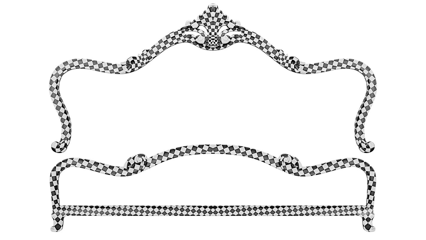 Neoclassic bed decoration - Image 4