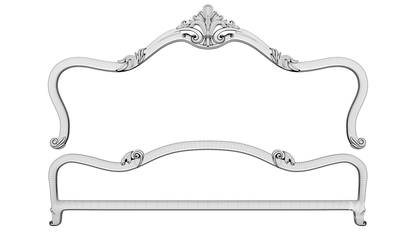 Neoclassic bed decoration - Image 6