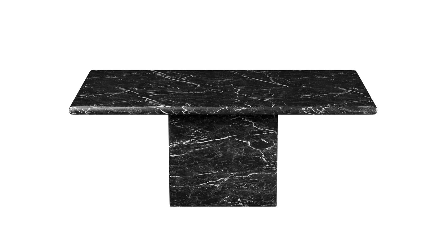 Nero Marquina Marble Dining Table Stone - Image 1