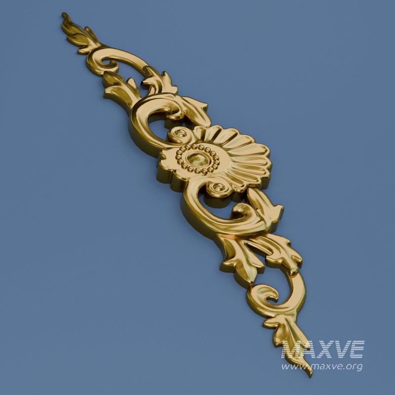 Cartouche 02 Decor molding - Image 3