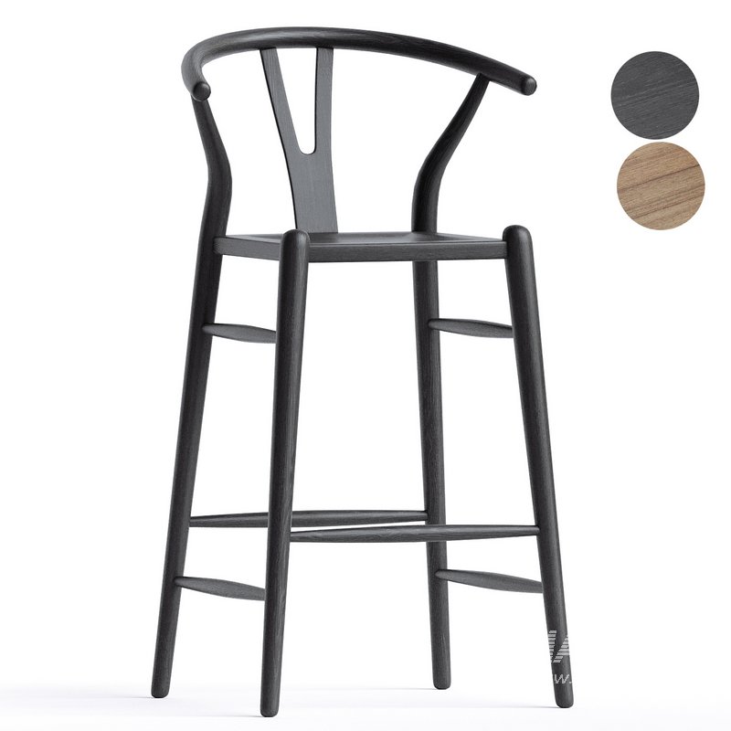 NOIR ZOLA COUNTER STOOL - Image 3