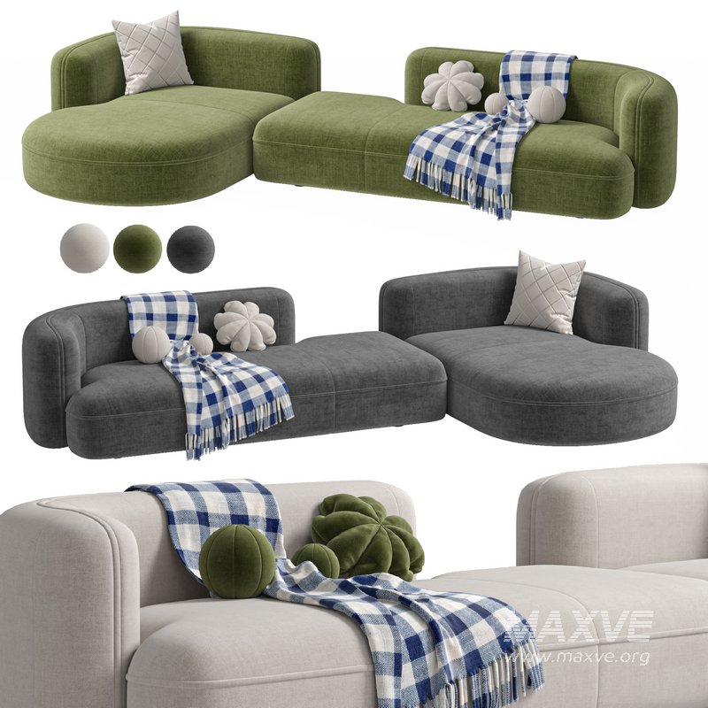 Sofa ROYALTY 2.0 by Luzaro, Configuration 4 - Image 2