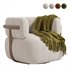 Doss Swivel Chair-Altro Snow - Thumbnail 1