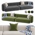 Sofa ROYALTY 2.0 by Luzaro, Configuration 3 - Thumbnail 1