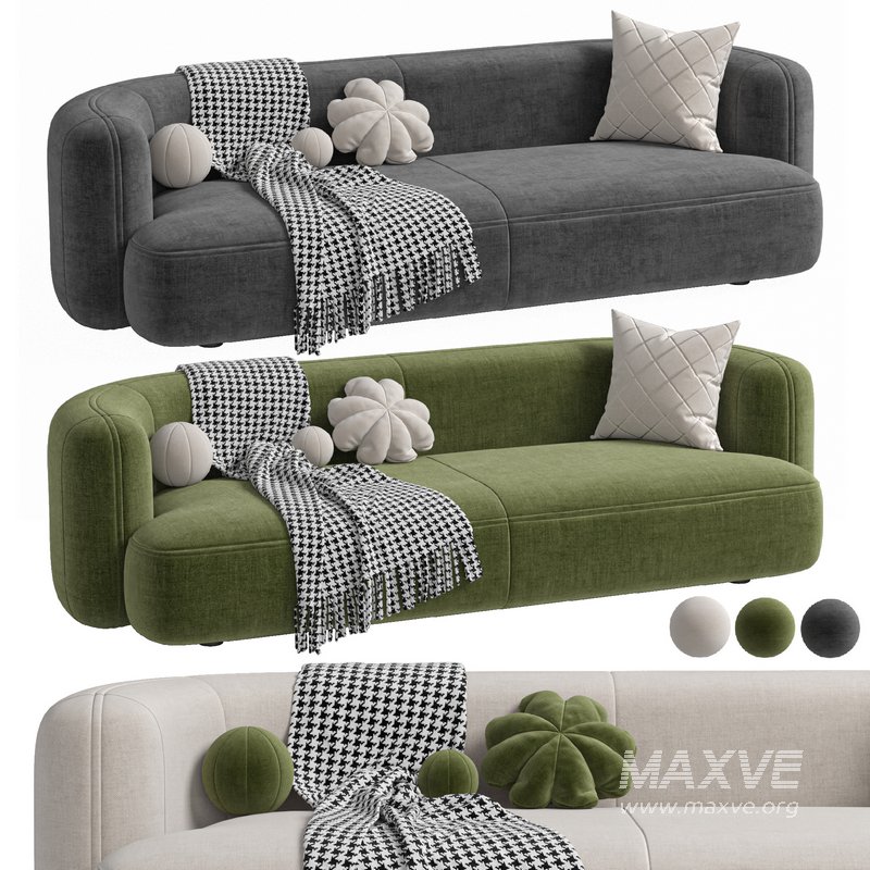 Sofa ROYALTY 2.0 by Luzaro. Configuration 2 - Image 1